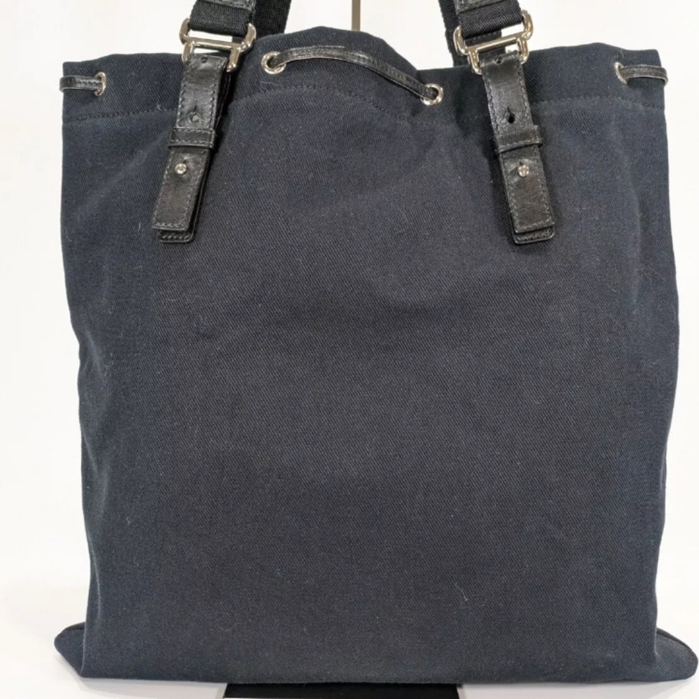 YSL 🔥 Rare 🔥 Rive Gauche Kahala Canvas and Leather Tote Bag! - Picture 4 of 10